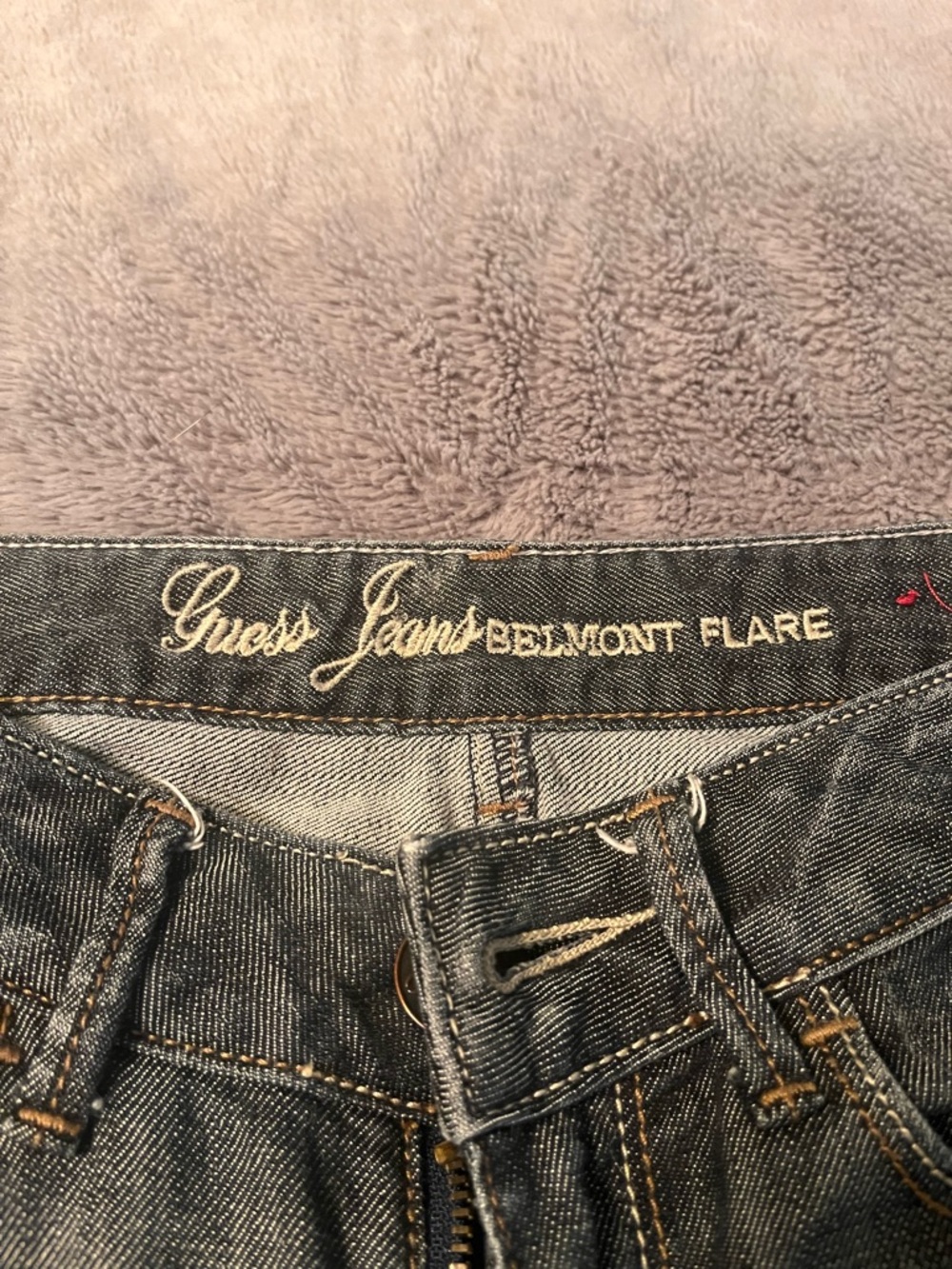 Guess by Marciano Belmont Flare Jeans - Dark Blue Denim